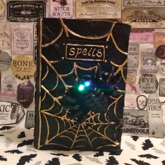 Target Other - *SOLD*Halloween LED Spider Spellbook